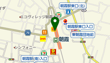 富久屋朝霞店の地図画像