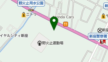 新座市役所 野火止運動場の地図画像