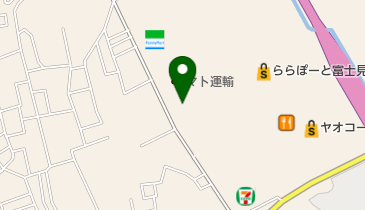 グリーン物流株式会社富士見物流センターの地図画像