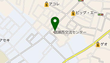 富士見市 鶴瀬西交流センターの地図画像