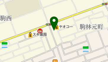 クリーニングシャープ上福岡駒林店の地図画像