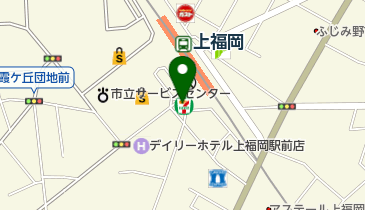 パークセンターはせ川の地図画像