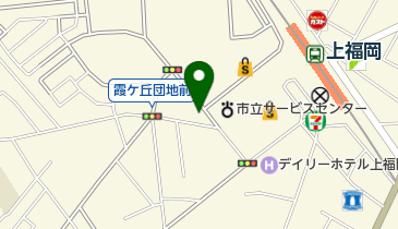 ラクヘアー上福岡店の地図画像
