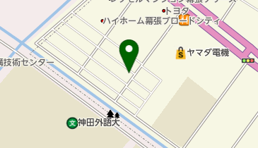 エコストデポ幕張倉庫の地図画像