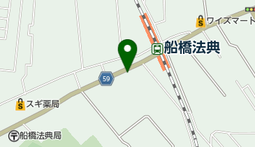 ラパーム船橋法典店の地図画像