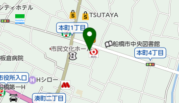 サウンドスタジオパックス船橋店の地図画像