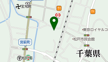 銀の糸松戸店の地図画像
