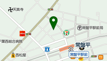 ガーデンコート常盤平の地図画像