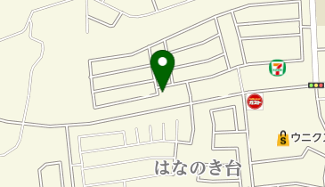 はなのき台動物病院の地図画像