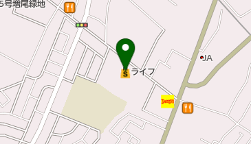 リスタイリングライフ増尾店の地図画像