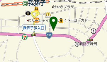 ホンマスタジオの地図画像