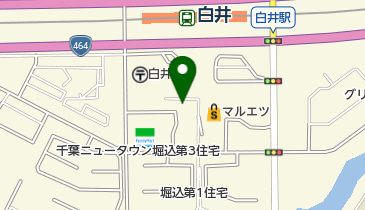 白井ジャパンの地図画像