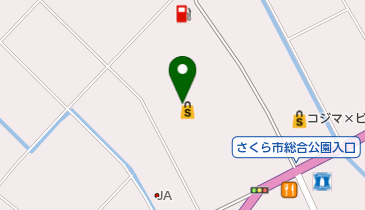 イオンさくら店車検センターの地図画像