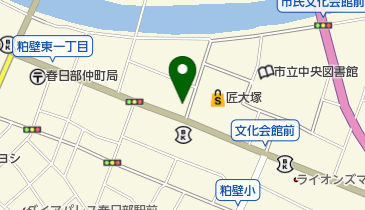 ヘアクリア春日部ブレイブ店の地図画像