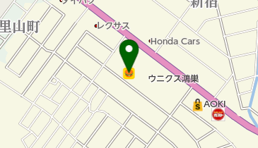ホームバザー鴻巣店の地図画像
