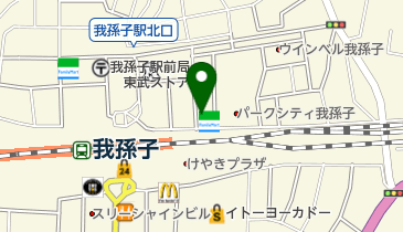 ラップデザインの地図画像