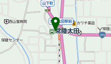 常陸太田市観光案内センターの地図画像