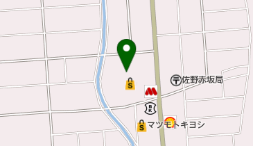 サンコーメガネフレッセイ佐野店の地図画像