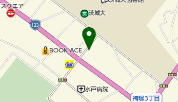 サイクルワールドおおたか茨大前店の地図画像