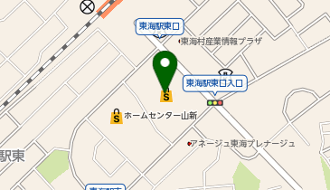 イオン東海店の地図画像