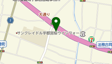 宇都宮不動産株式会社の地図画像