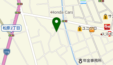 篠崎米穀店の地図画像