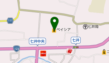 レッツ益子店の地図画像