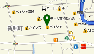 ペッツワン前橋みなみモール店の地図画像