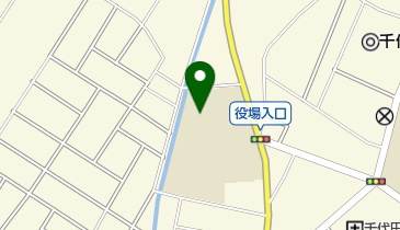 千代田町 西小学校学童クラブの地図画像