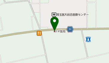 スギ薬局川越鴨田店の地図画像