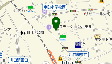 国際空手道連盟極真会館本部直轄川口道場の地図画像