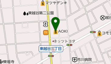 23Station越谷店の地図画像