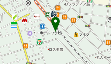 けやき保育園の地図画像