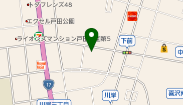 EMAバレエアトリエ戸田本部の地図画像