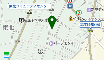 おせんべいやさん本舗煎遊志木店の地図画像