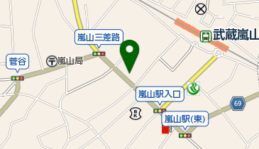 樫の木センターの地図画像