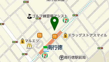 柏井クリーニング南行徳店の地図画像