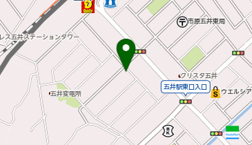 トコヨダふとん店五井店の地図画像