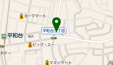 大洋スーパーマルショウ青果平和台店の地図画像