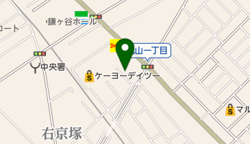右京塚整骨院の地図画像