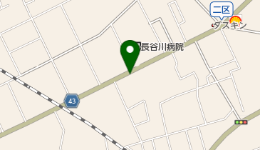 矢部寝具店の地図画像