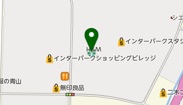 チチカカインターパークスタジアム店の地図画像