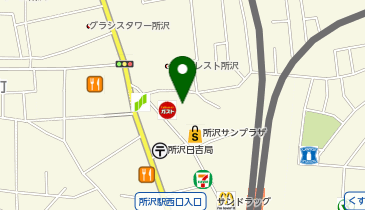 ジェイエステティック所沢店の地図画像
