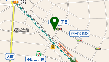 クルマの合宿免許の地図画像