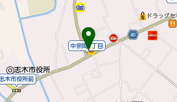 おち理容室の地図画像