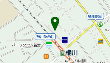 桶川整体院の地図画像