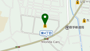 オオクボ取手店の地図画像