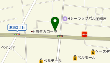 ヴァンベール宇都宮店の地図画像