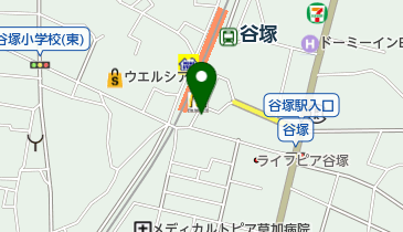 典雅きもの学院谷塚校の地図画像