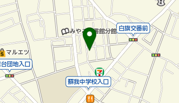 金子珠算塾の地図画像